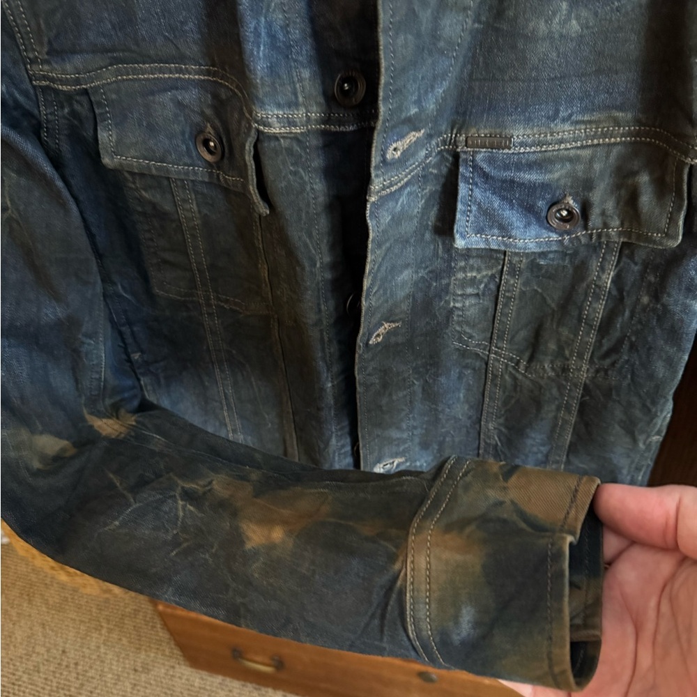 Diesel Men’s Denim Jacket size L - Picture 10 of 12